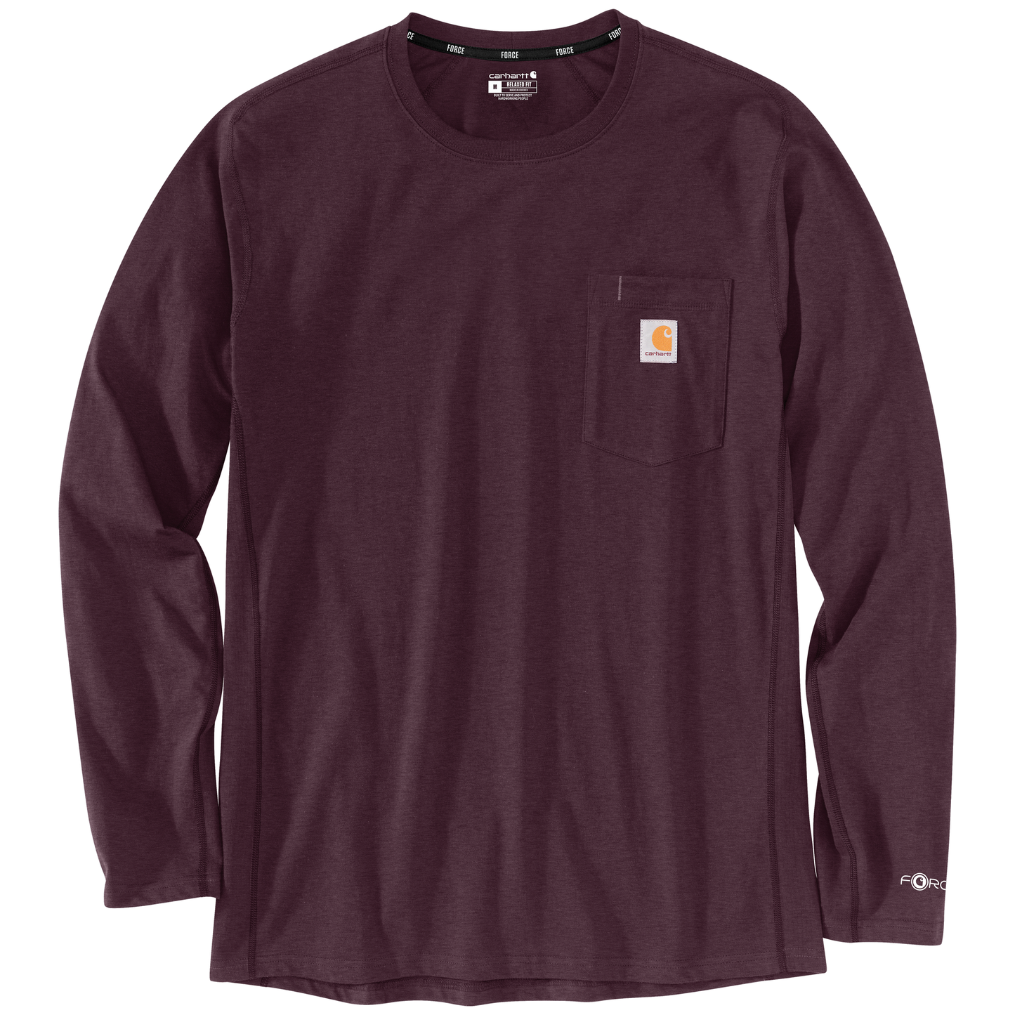 Carhartt Men's Force Relaxed Fit Long-Sleeve Pocket T-Shirt