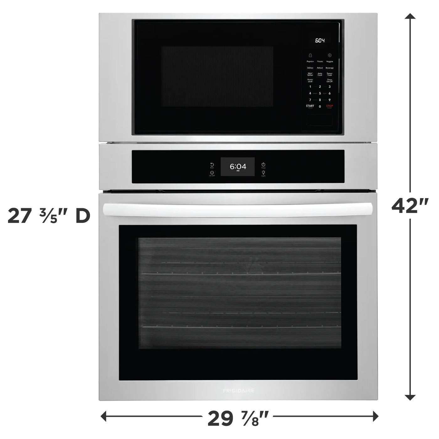 30" Electric Wall Oven and Microwave Combination