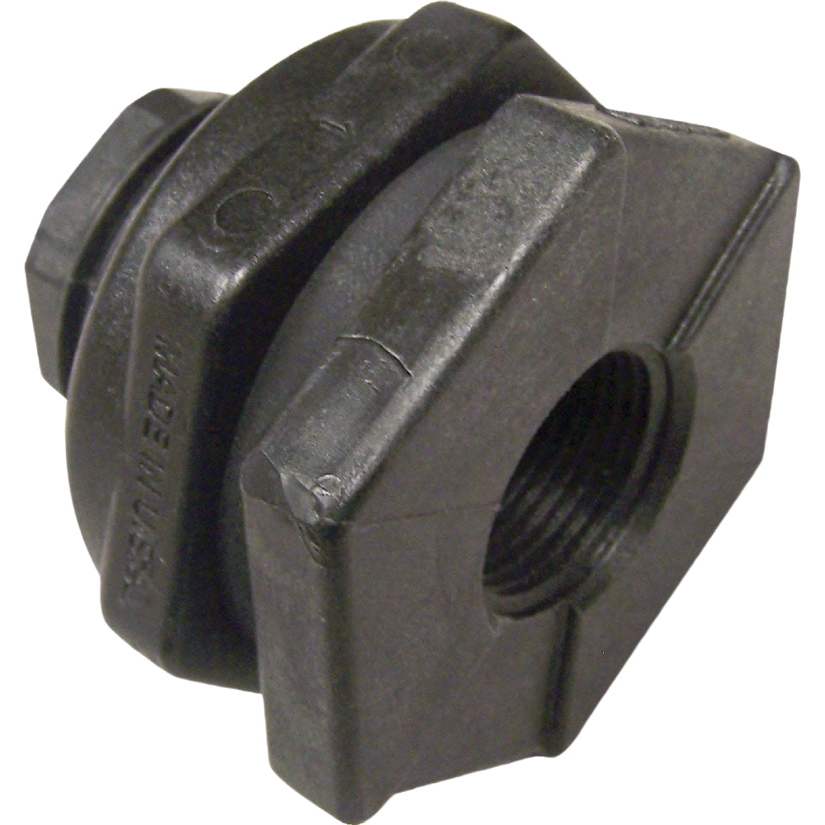 Black rubber bulkhead fitting for plumbing and pipes & fittings in home improvement and under $50 collections