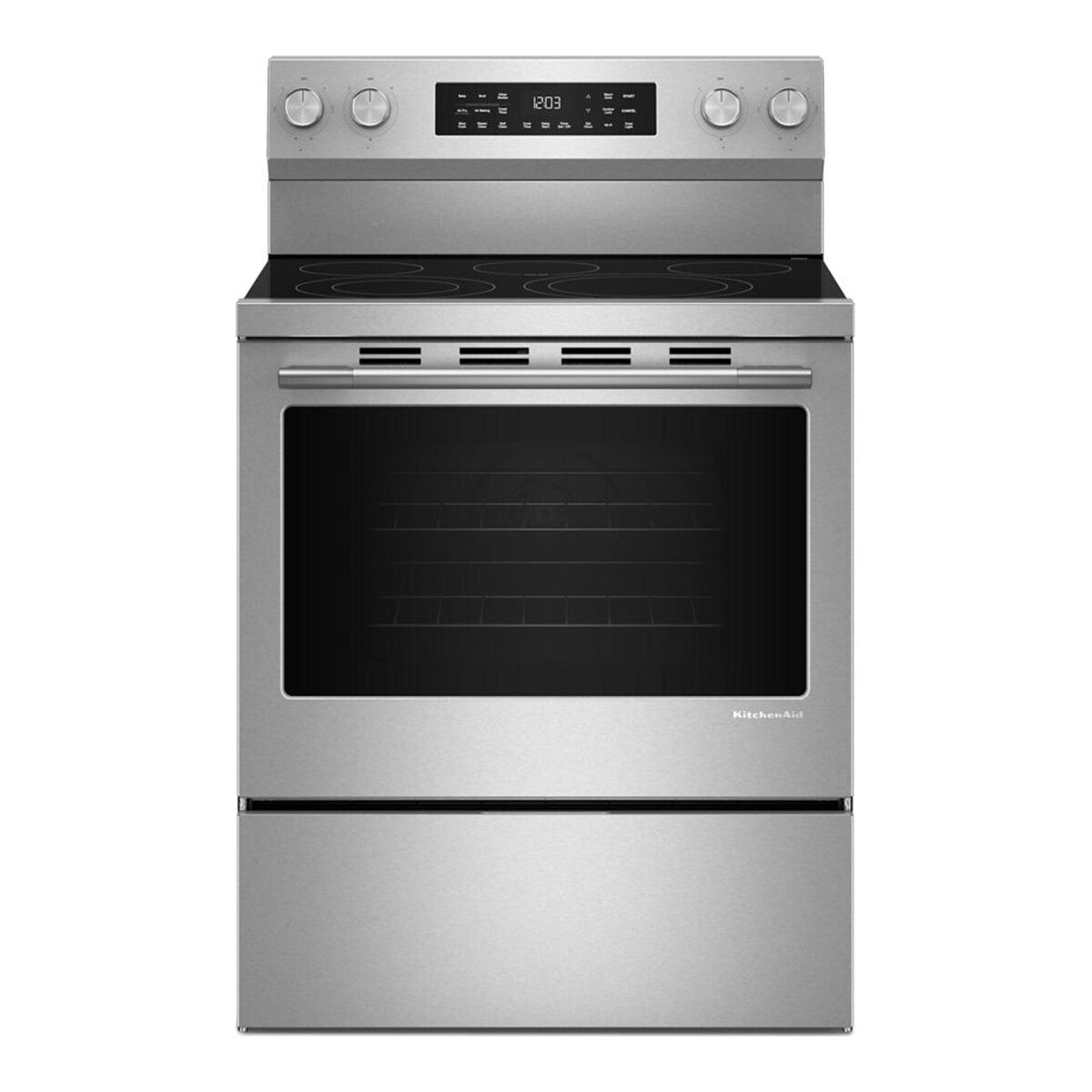 5.3 Cu. Ft. Smart Freestanding Electric Range with Convection Cooking Modes