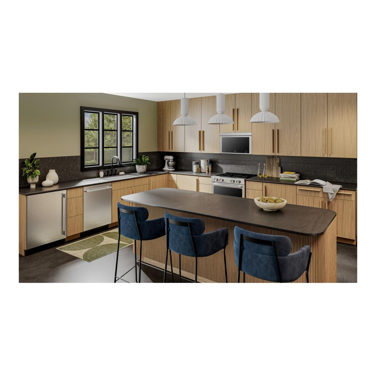 5.0 Cu. Ft. 24-Inch Undercounter Refrigerator with Left Door Swing in Stainless Steel