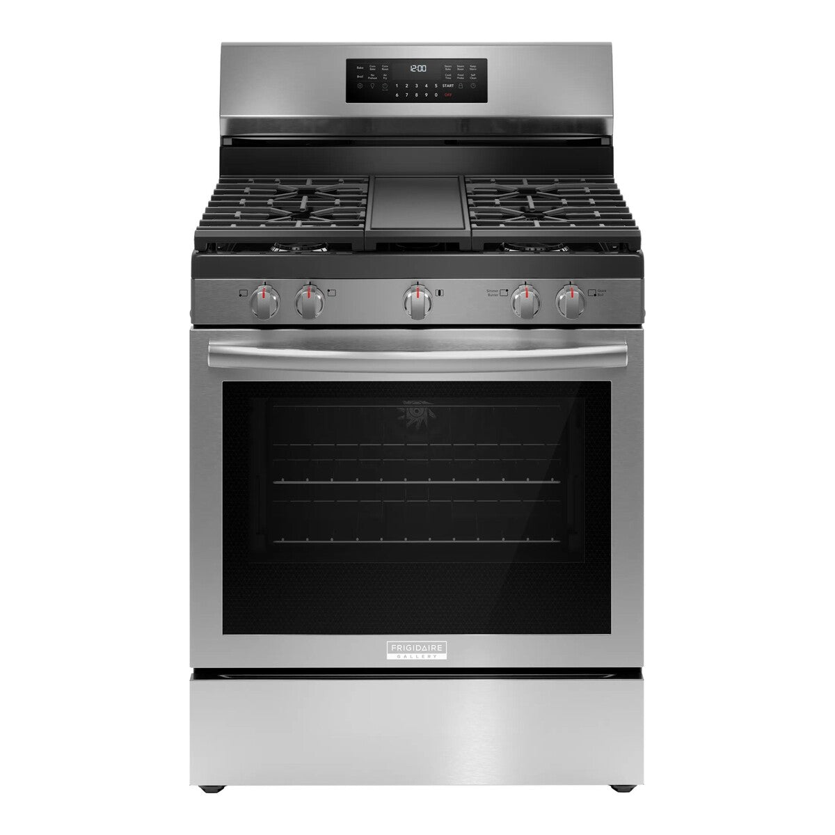 30" Rear Control Gas Range with Total Convection