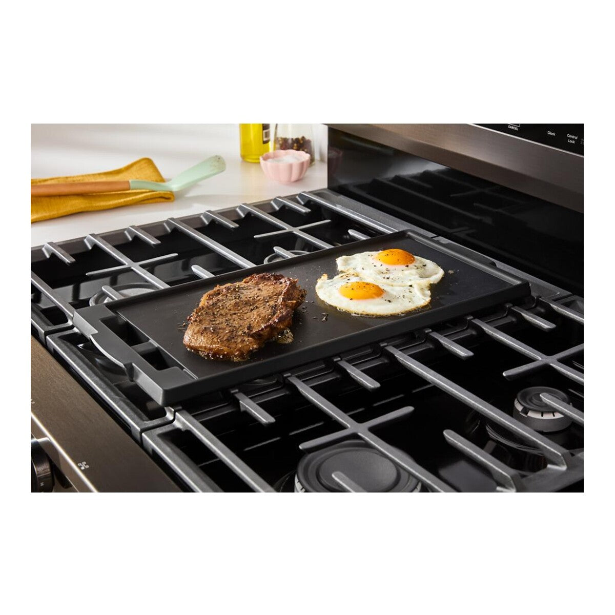 30-inch Gas Range with Air Cooking Technology, No Preheat Air Fry and Air Baking and Self Clean