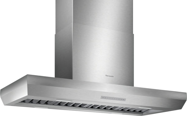 54-inch stainless steel island range hood with modern design for kitchen and home improvement appliances collections