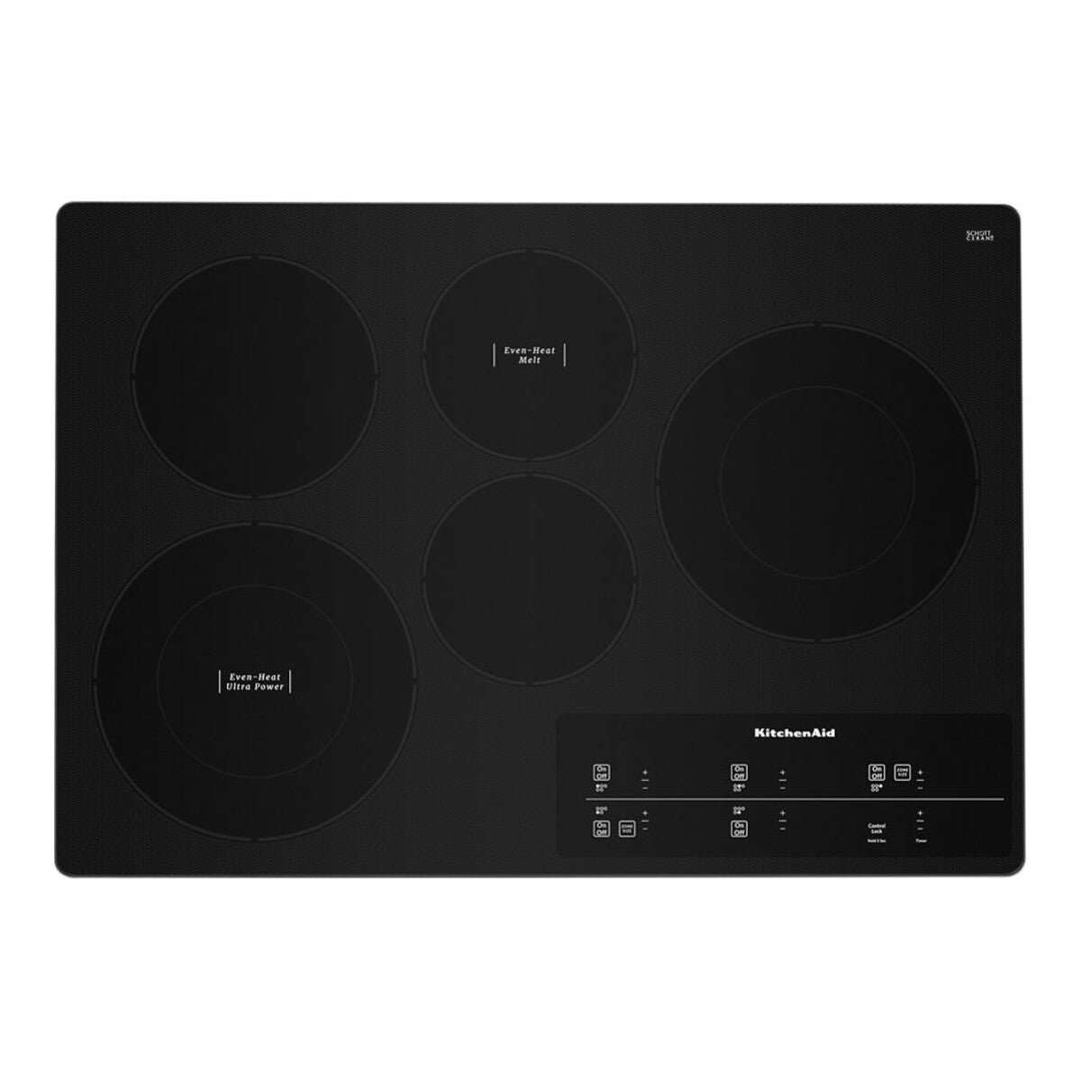 30" Electric Cooktop with 5 Elements and Touch-Activated Controls