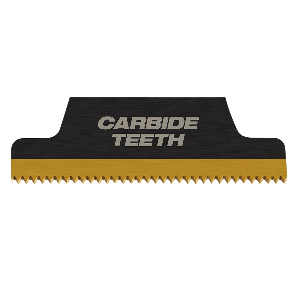 Black and gold metal cutting blade with carbide teeth for precision cutting in power tool accessories and woodworking tools