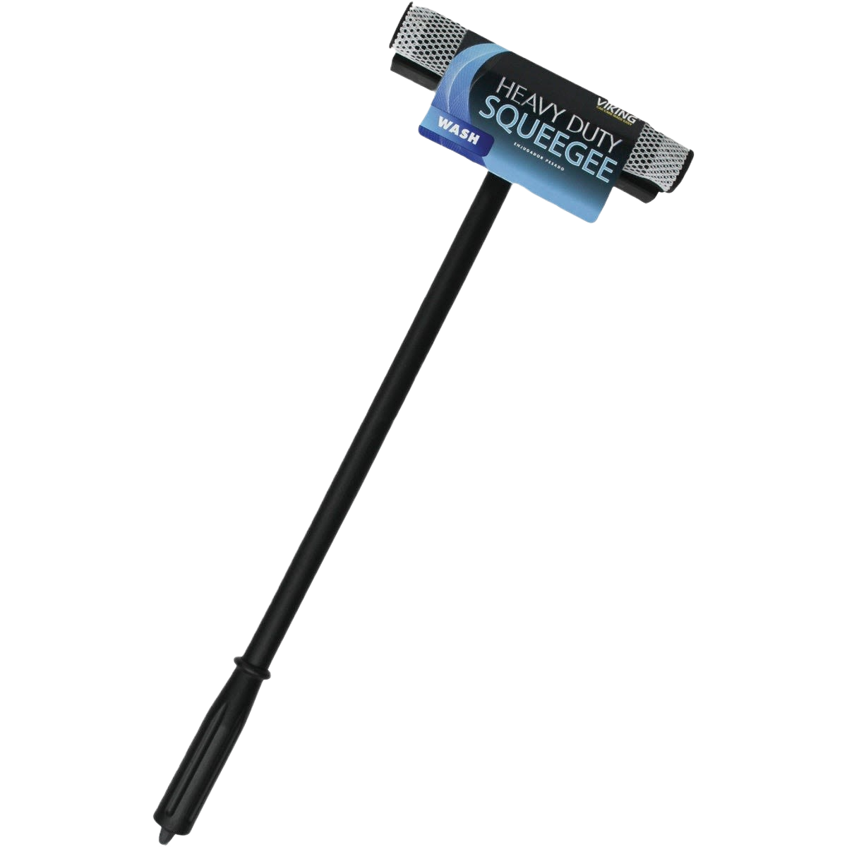 Black heavy-duty windshield squeegee with high-density foam head for automotive and home improvement cleaning tasks under $50