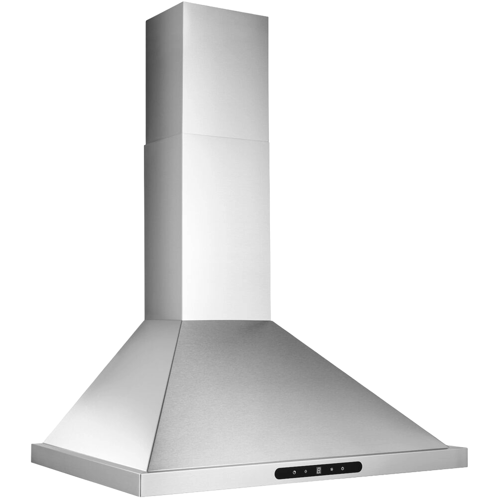 36" Pyramidal Chimney Range Hood, 640 MAX Blower CFM
