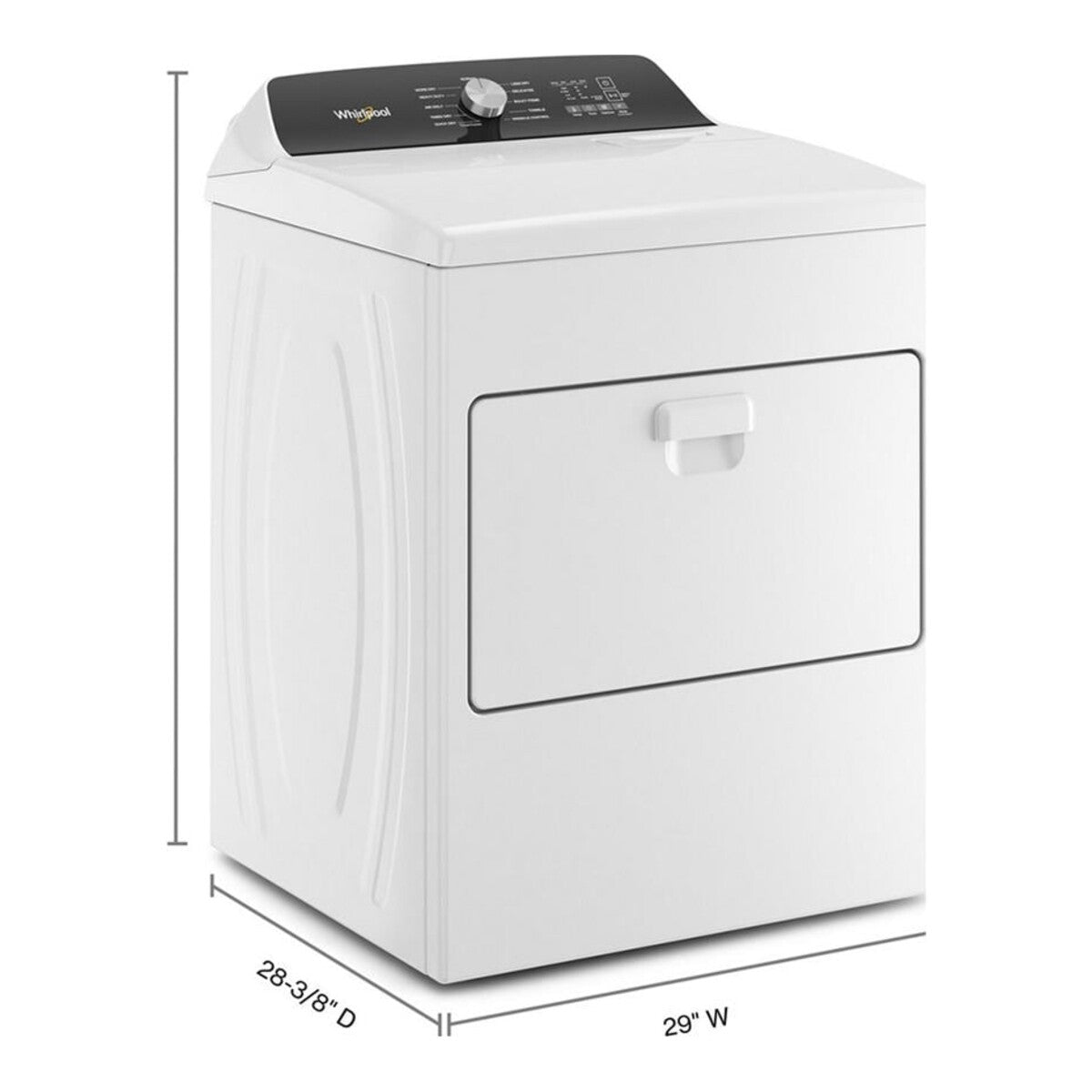 7.0 Cu. Ft. Top Load Electric Moisture Sensing Dryer