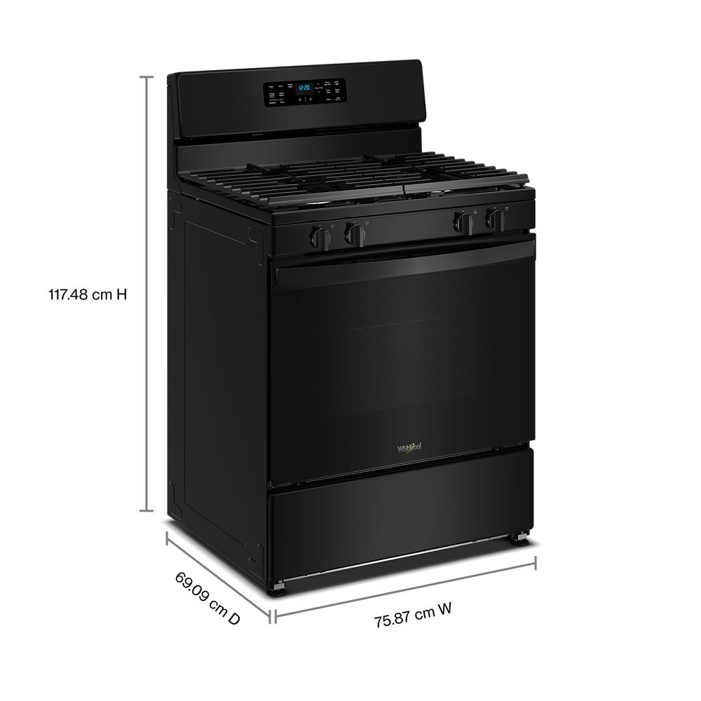 30-inch Gas Range with Crispy Mode and Dishwasher Safe Grates