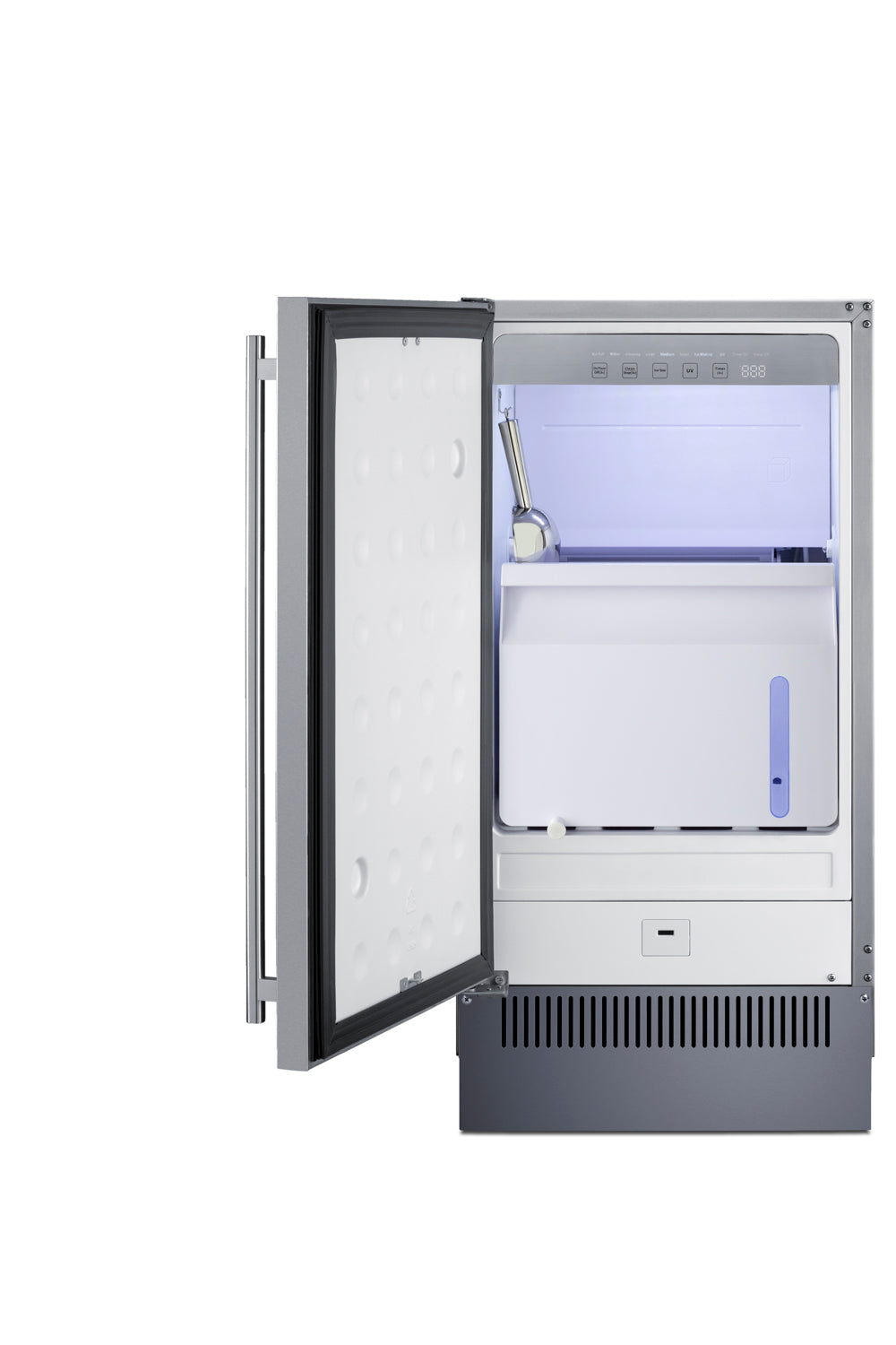 18" Wide Clear Icemaker