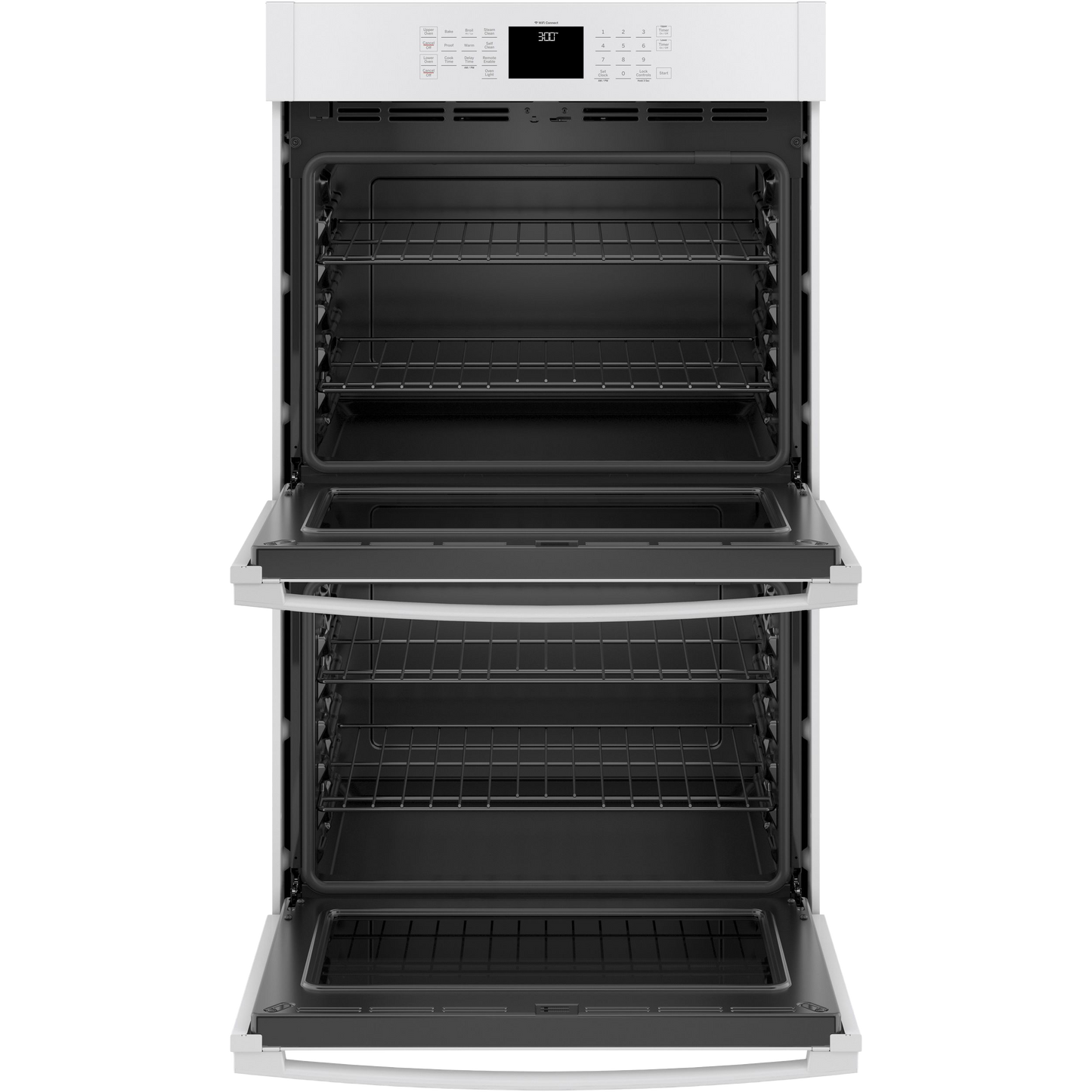 GE® 30" Smart Built-In Self-Clean Double Wall Oven