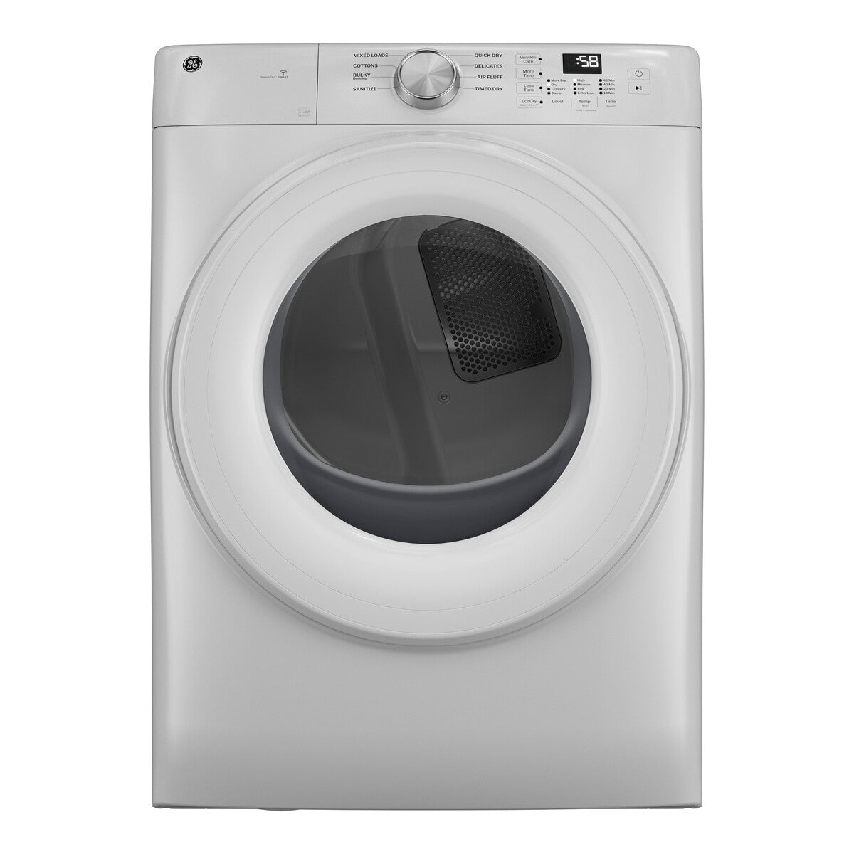 GE® ENERGY STAR® 7.8 cu. ft. Capacity Smart Front Load Gas Dryer