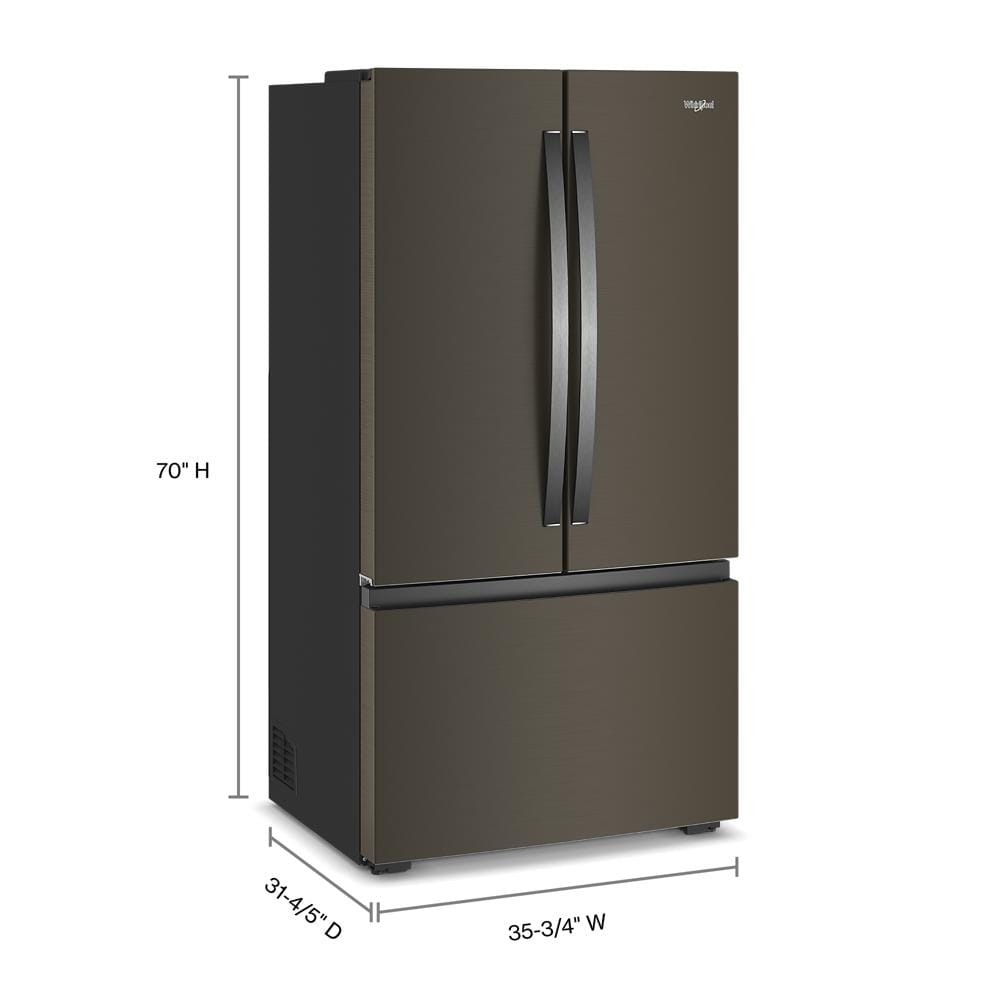 36-inch Wide True Counter Depth 3-Door French Door Refrigerator - 24 cu. ft.