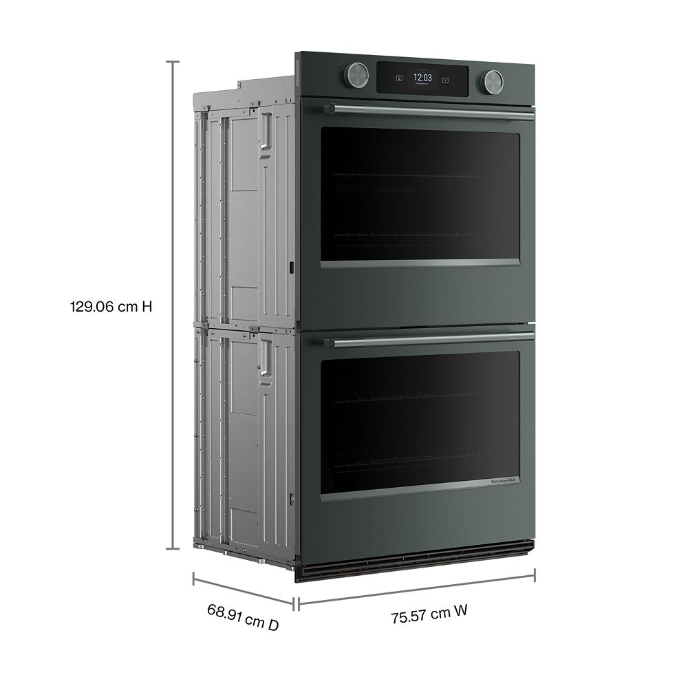 30-inch Smart Electric Double Wall Oven with Assisted Cooking Modes - Juniper