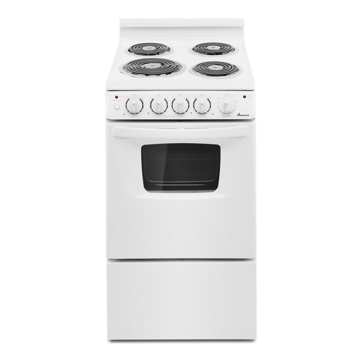 20-inch Amana® Electric Range Oven with Versatile Cooktop