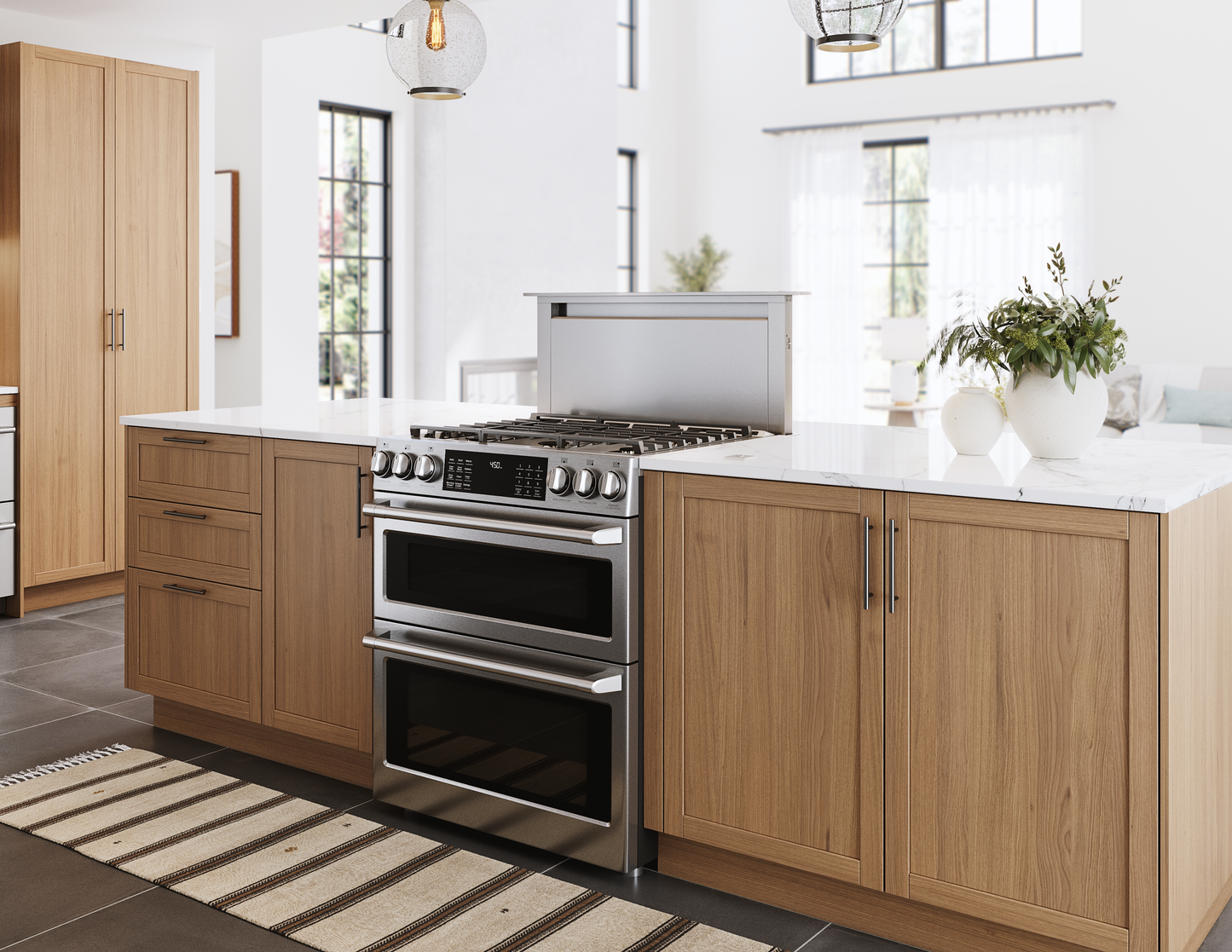 Treviso Downdraft, 14in Rise, 36in, SS