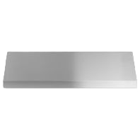 Stainless steel wall mount range hood with dimmable LED lighting for modern kitchen appliance setups