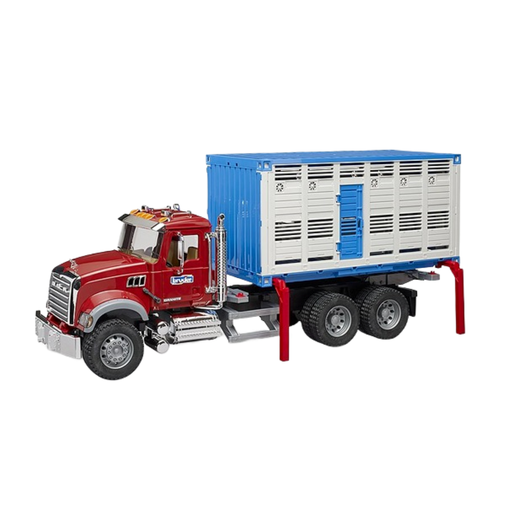 Bruder MACK Granite Cattle Transportation Truck