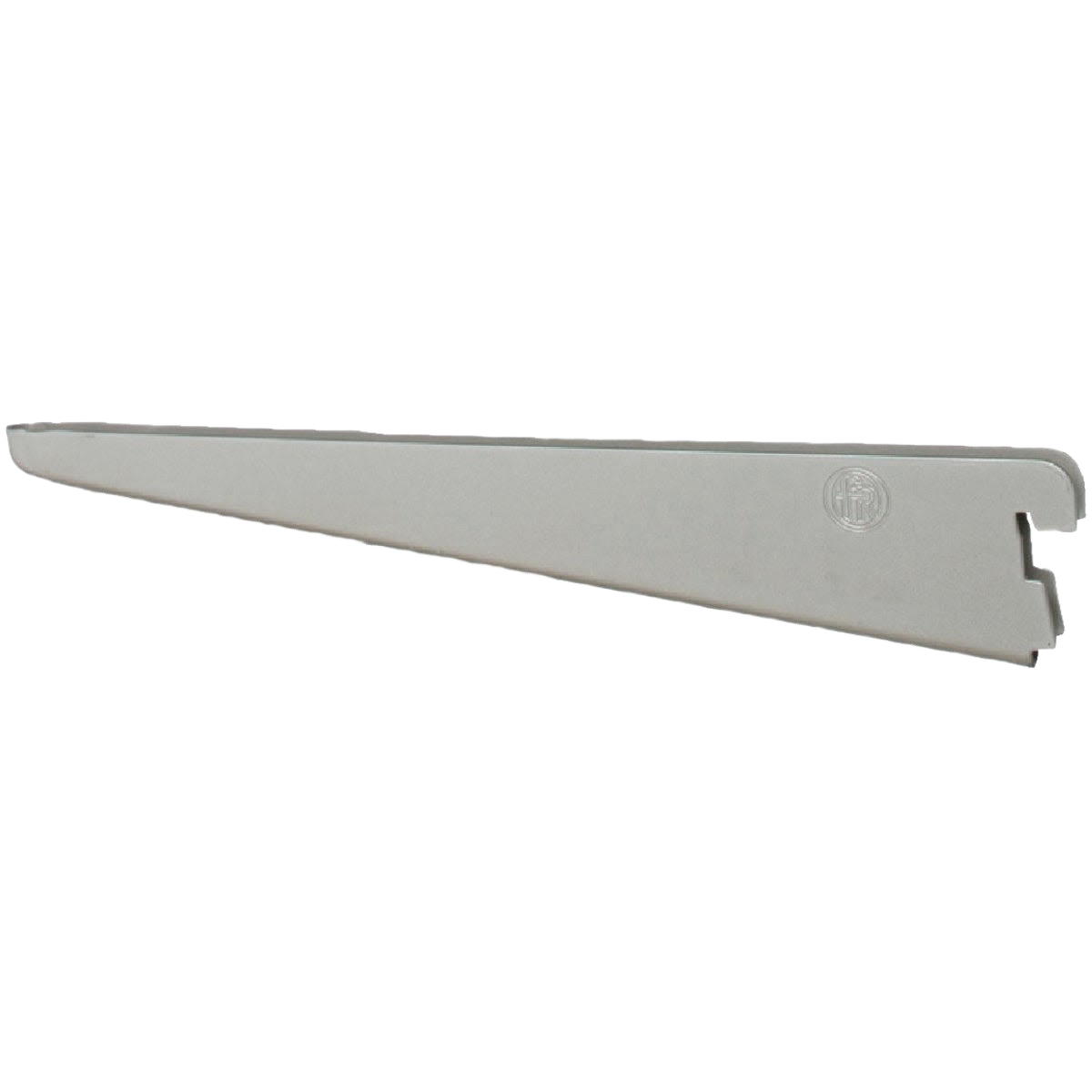 Nickel-finished heavy-gauge steel wood shelf bracket for durable storage and organization under $50 collections