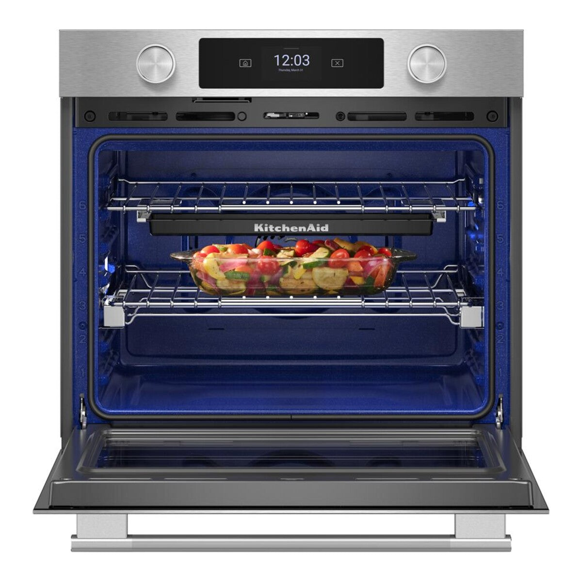 27-inch Smart Electric Single Wall Oven with Assisted Cooking Modes - PrintShield™ Finish