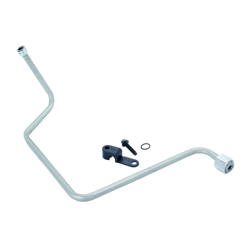 Metal hydro tube kit bent with mounting bracket, bolt, and small ring for home improvement and tools use