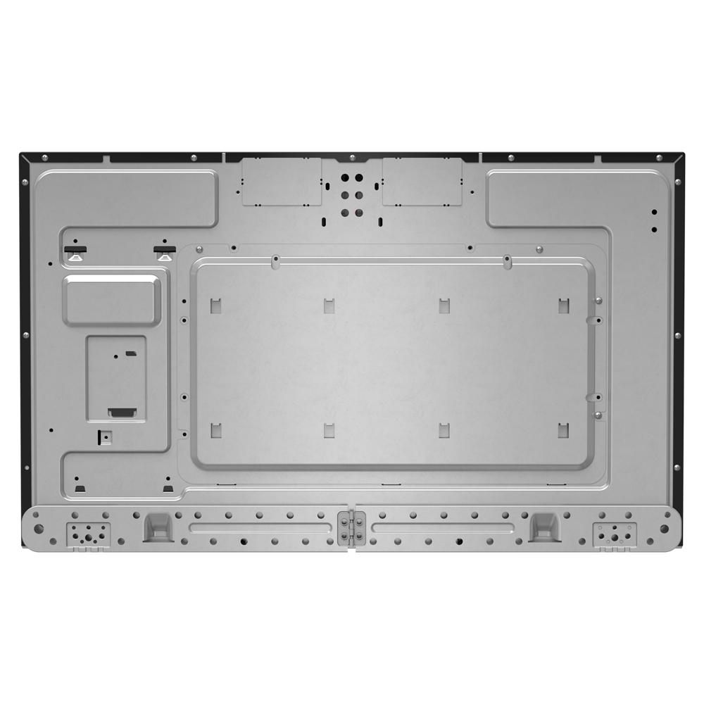 Rear view of metal chassis panel for air fry over-the-range oven from kitchen appliances collection