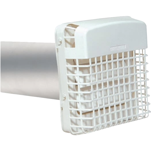 Dundas Jafine ProGard 4 in. White Plastic Dryer Vent Hood Kit