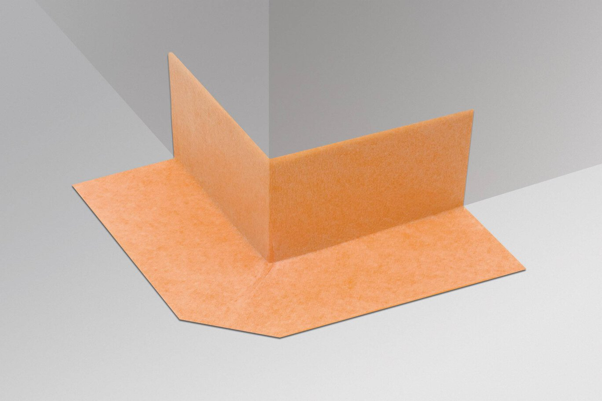 Schluter Kerdi-Kereck-F Pre-Formed 90° Waterproofing Outside Corners, 10-Pack