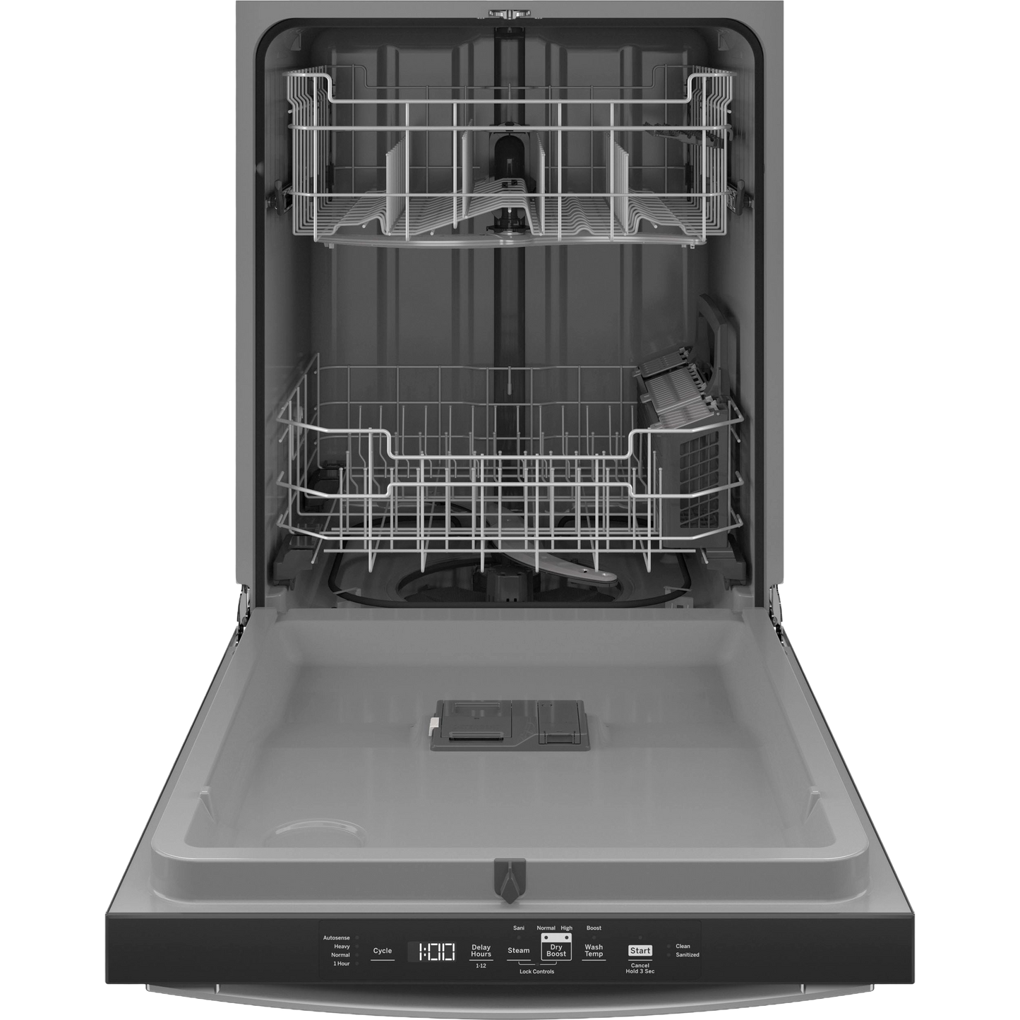 GE ENERGY STAR Top Control with Plastic Interior Dishwasher with Sanitize Cycle & Dry Boost