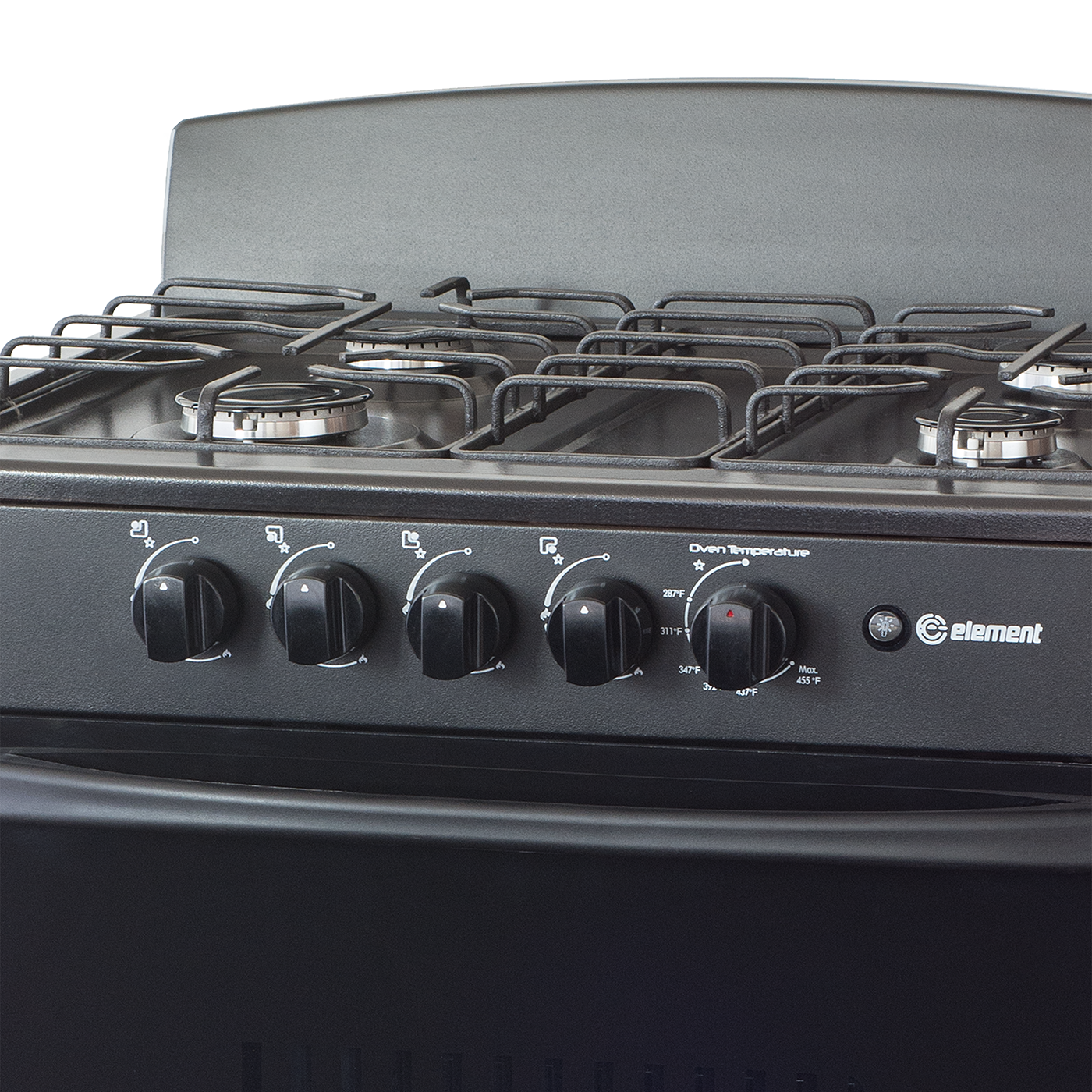 Element Electronics 4.0 cu. ft. 30", 4-Burner Gas Range (EEGR3A4MCCB)
