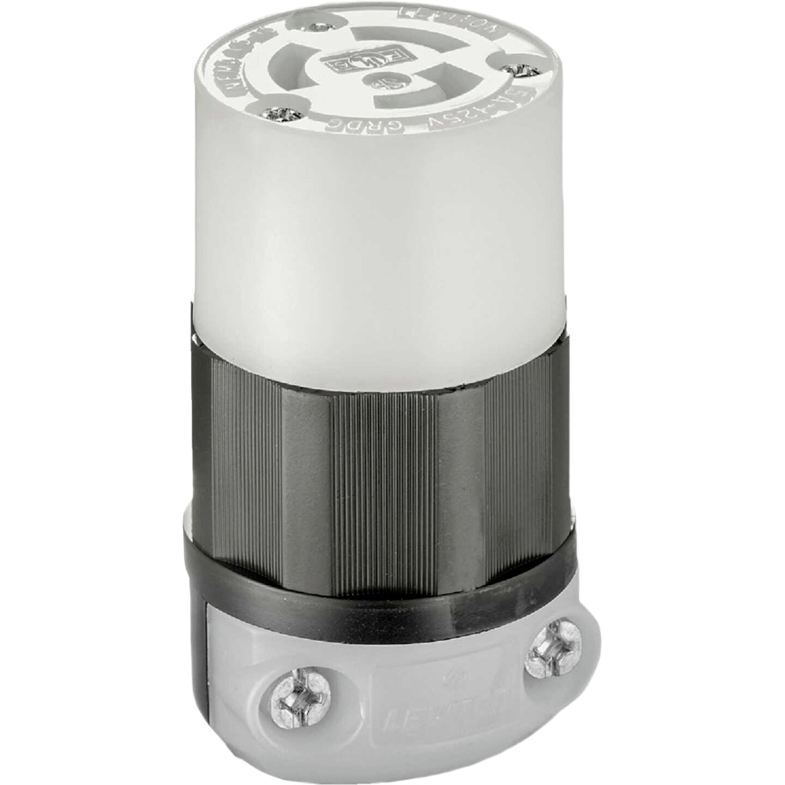 Industrial grade locking cord connector with 3-wire, 2-pole design for electrical and wire collections under $50
