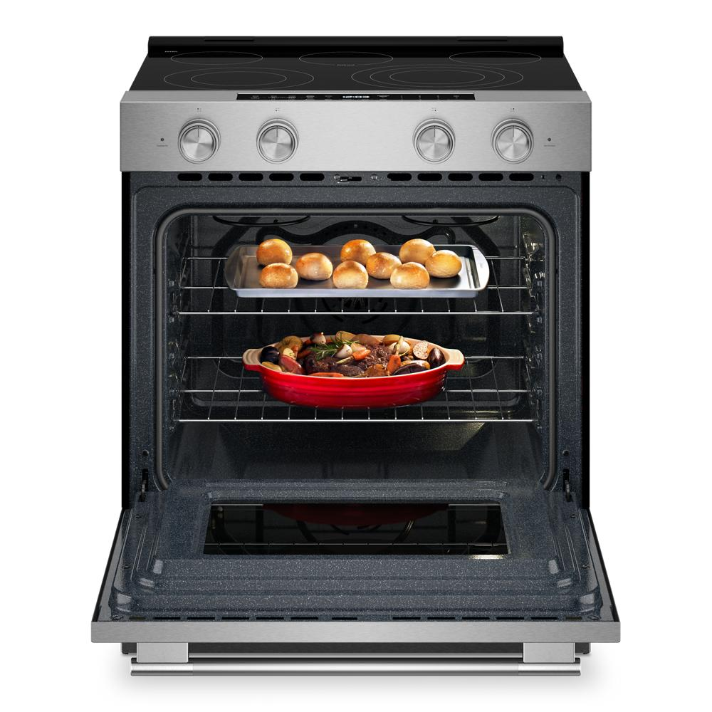 5.3 Cu. Ft. Smart Slide-in Electric Range with Convection Cooking Modes