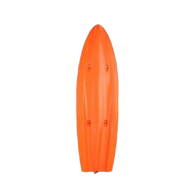 Bright orange sit-on-top kayak designed for stability and comfort in outdoor games and toys collection.