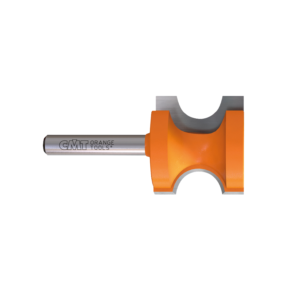 CMT Orange Tools 1-3/4” x 1-5/8” Bead & Bull Nose Bit, 1/2" Shank