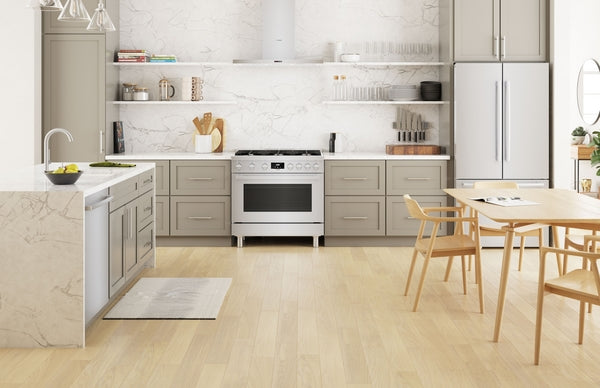 800 Series, Dual Fuel Freestanding Range, 36'', Stainless Steel