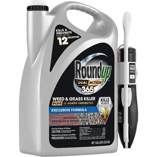 One-gallon weed and grass killer with comfort wand for lawn care in Round Up and Under $100 collections