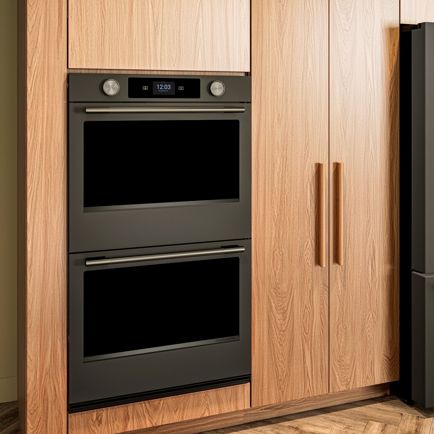 30-inch Smart Electric Double Wall Oven with Assisted Cooking Modes - Black Ore
