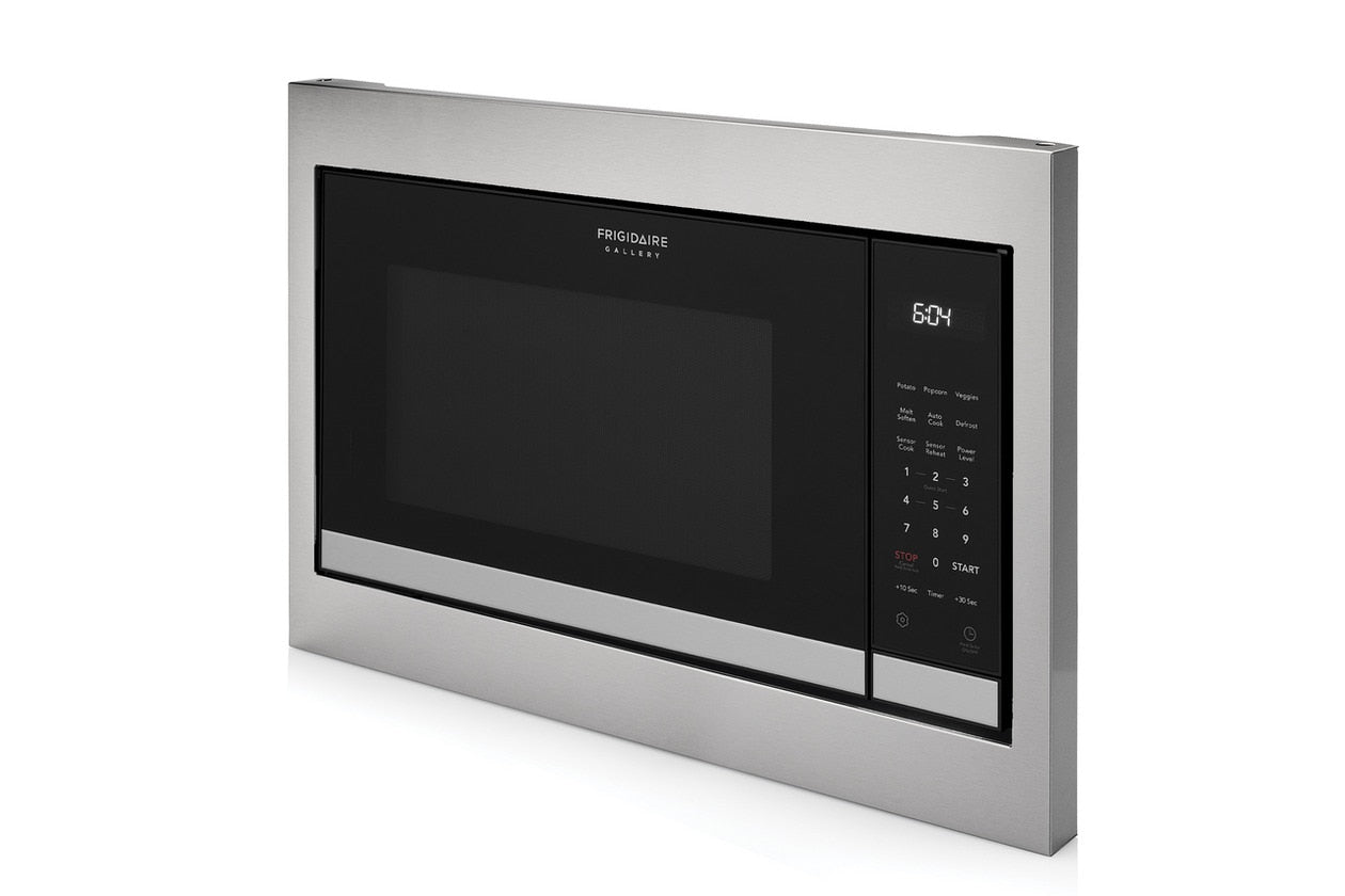 Built-in microwave with smudge-proof stainless-steel trim kit from Appliance Parts & Accessories collection