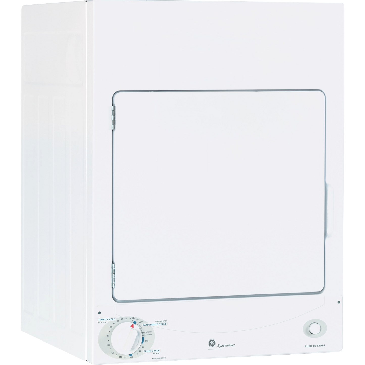 GE Spacemaker® 120V 3.6 cu. ft. Capacity Stationary Electric Dryer