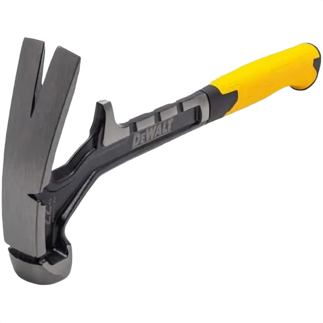 Yellow and black demo hammer with durable steel head and ergonomic handle designed for home improvement and demolition tasks