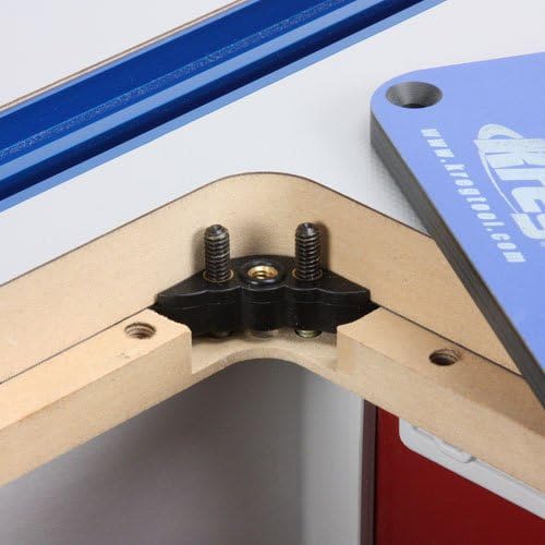 CNC machined MDF router table adapter with metal screws for woodworking and hand tool applications under $100 collections