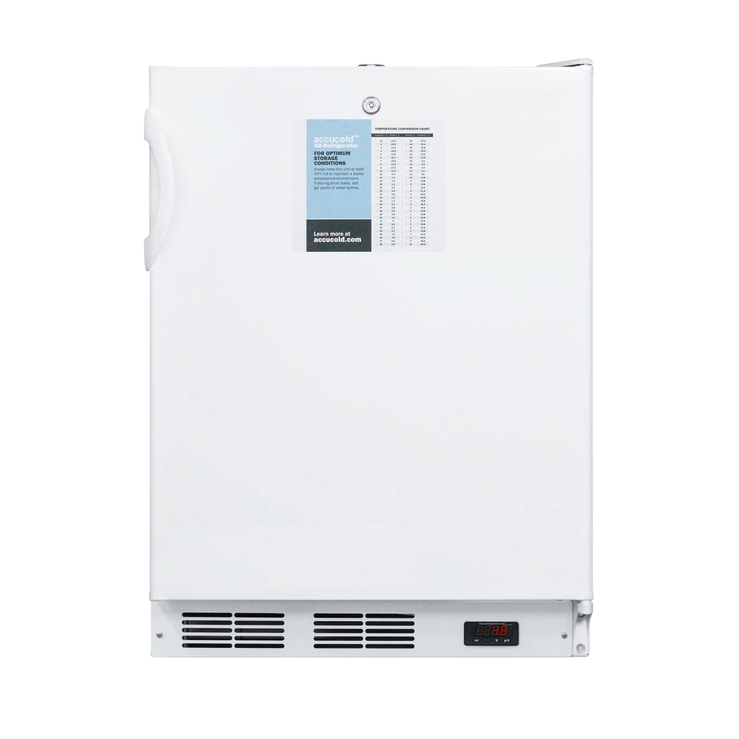 24" Wide All-Refrigerator, ADA Compliant