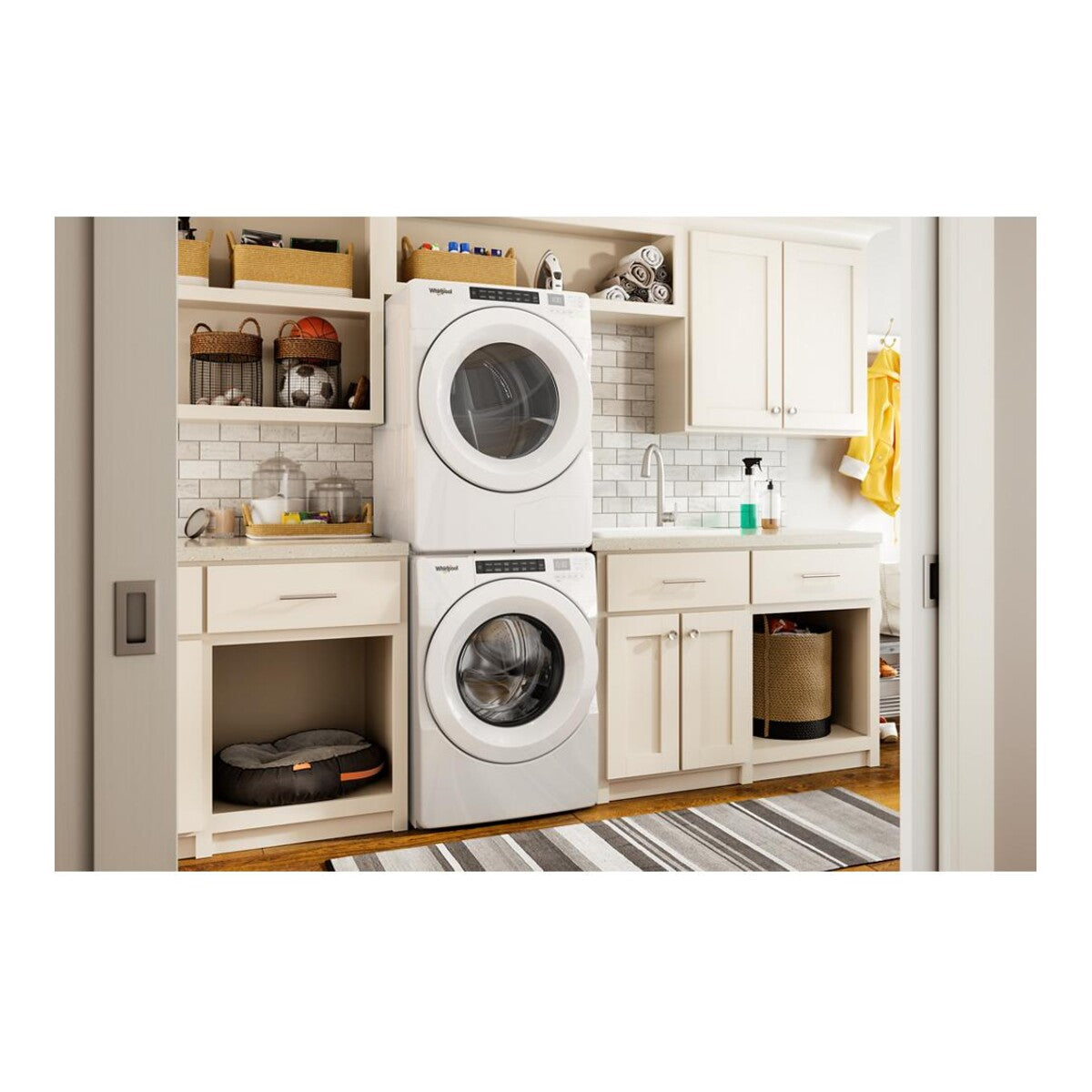7.4 cu.ft Front Load Heat Pump Dryer with Intiutitive Touch Controls, Advanced Moisture Sensing