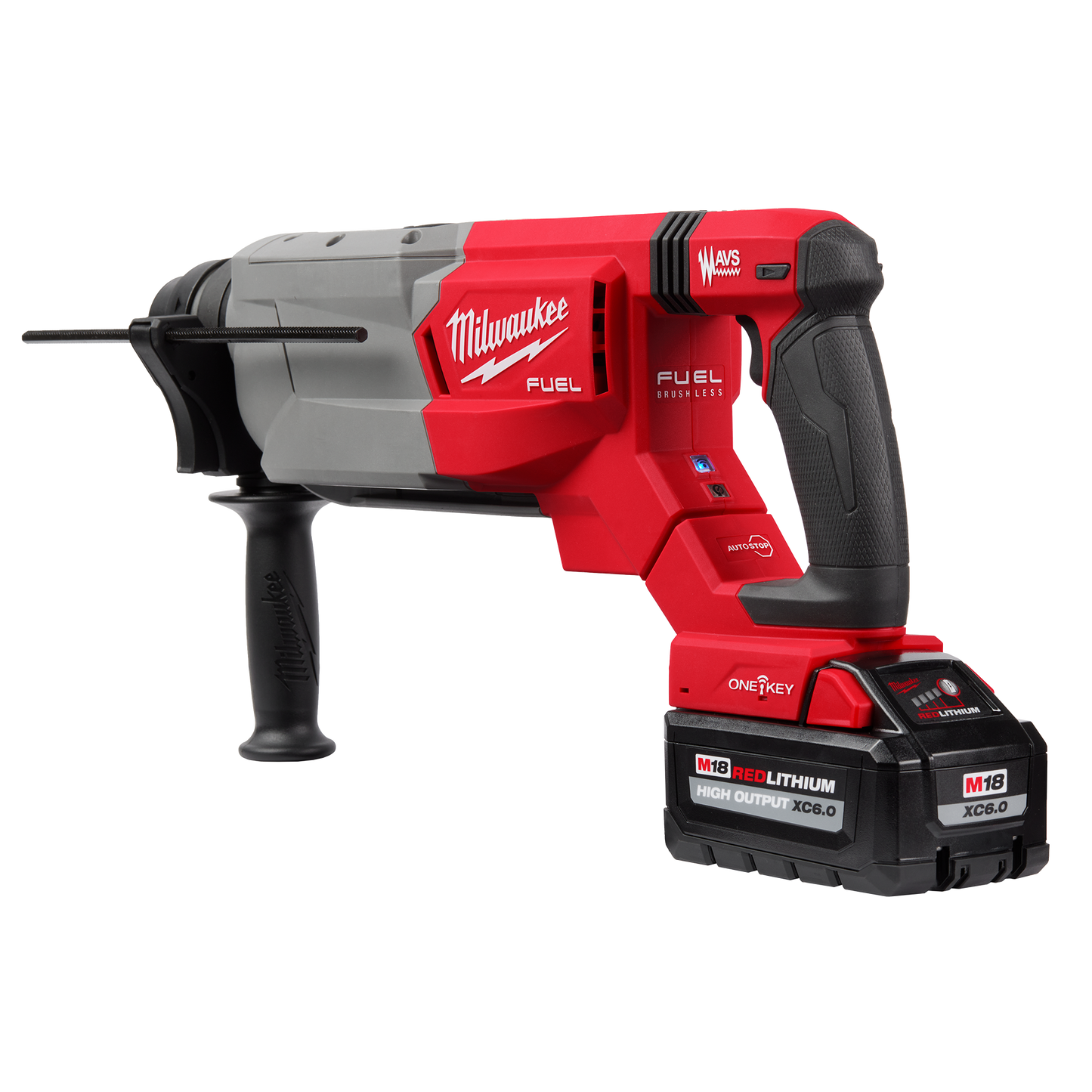 Milwaukee M18 FUEL™ 1-1/4” SDS Plus D-Handle Rotary Hammer Kit w/ ONE-KEY™