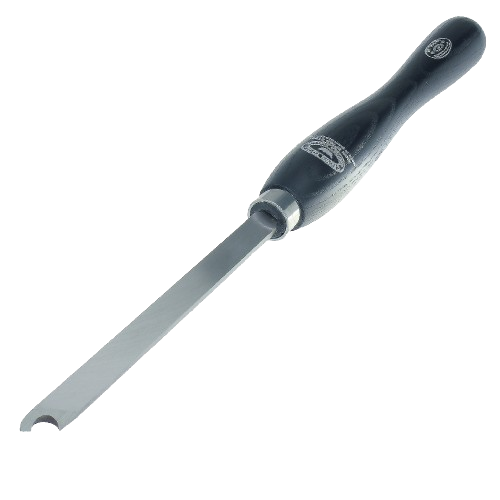 Precision turning tool with black wooden handle and 3/8 inch blade for woodworking projects under $100 collection