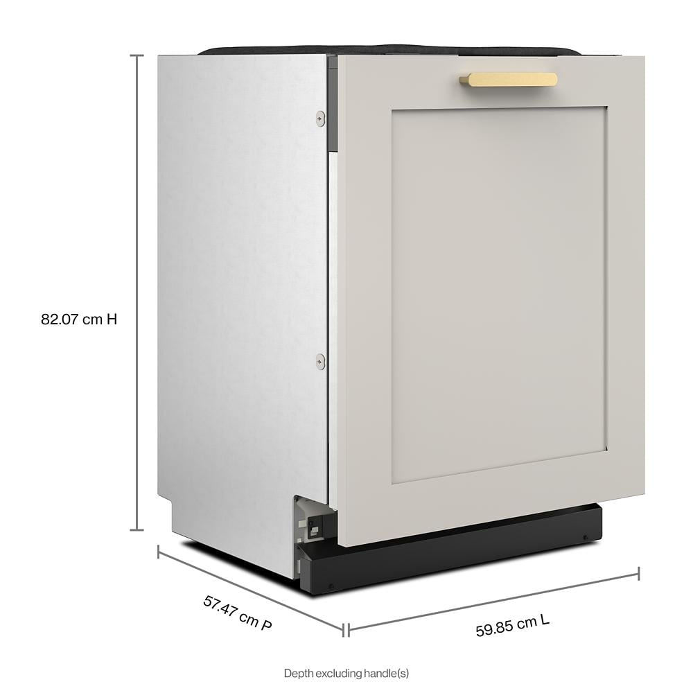 KitchenAid® 44 dBA Panel-Ready Two-Rack Flush Dishwasher with Door-Open Dry System