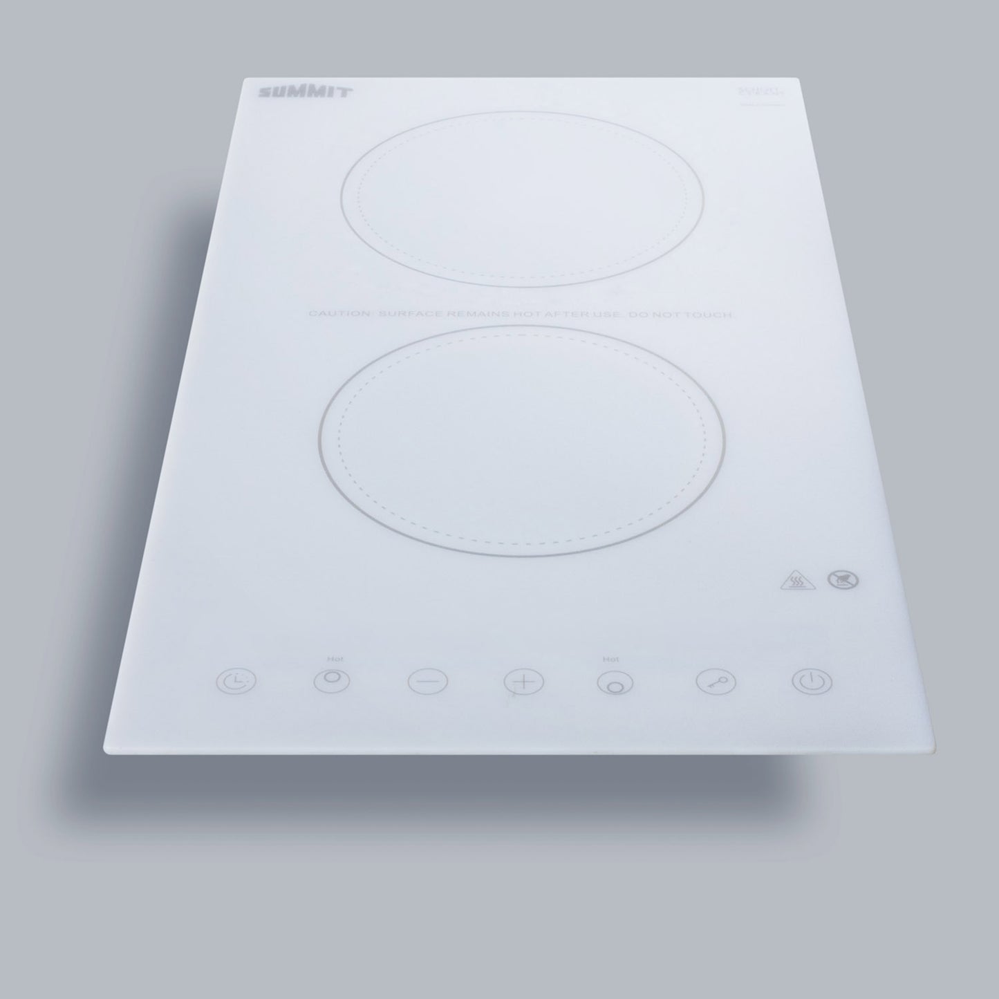 12" Wide 115V 2-Burner Radiant Cooktop