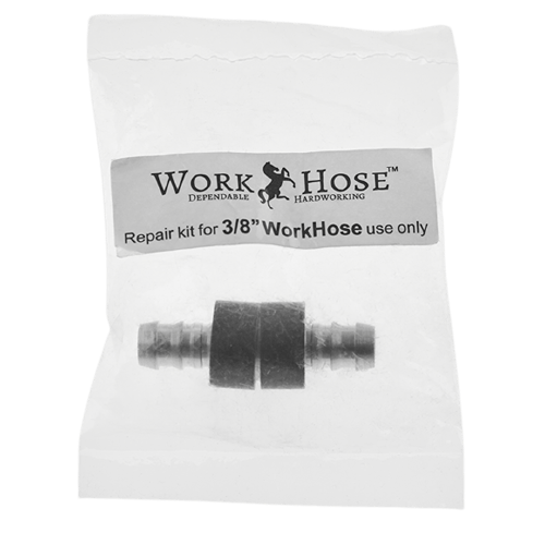 Work Hose repair kit for 3/8 inch hose in clear packaging, accessory from Air Tools & Accessories collection