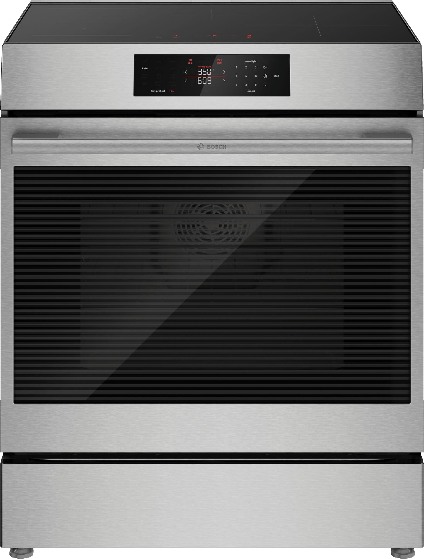 500 Series, Induction Freestanding Range, 30'', Stainless Steel